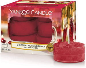 Yankee Candle - Candela Tea Light Christmas Morning Punch
