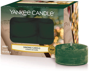 Yankee Candle - Candela Tea Light Singing Carols