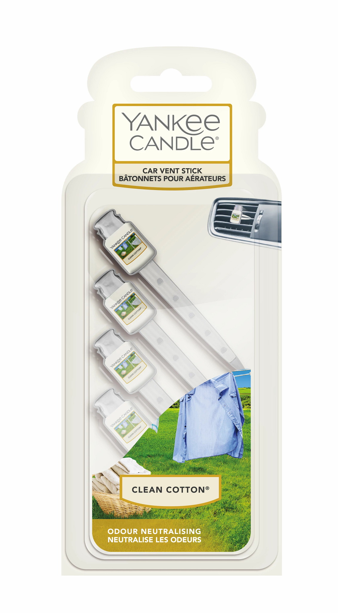 Yankee Candle - Stick Per Auto Clean Cotton – Home and Glam