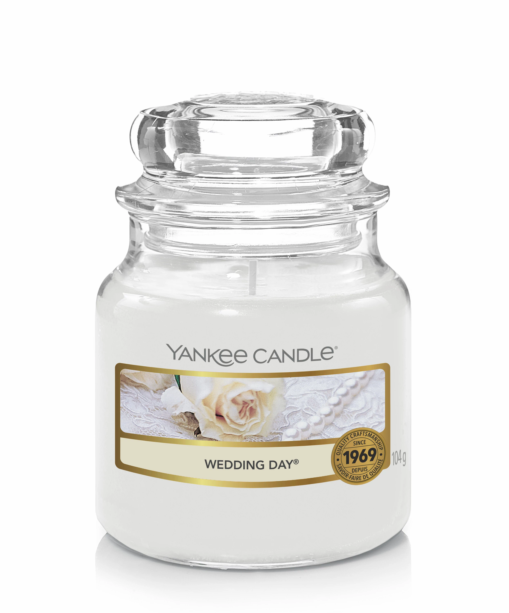 Yankee Candle Candela profumata in giara piccola, Cioccolata calda di  Natale