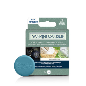 Yankee Candle - Ricarica Di Fragranza Per Profumatore Elettrico Per Auto Clean Cotton