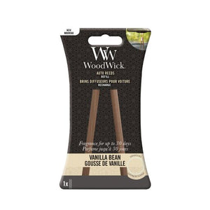Woodwick - Bastoncini per auto - Refill Vanilla Bean